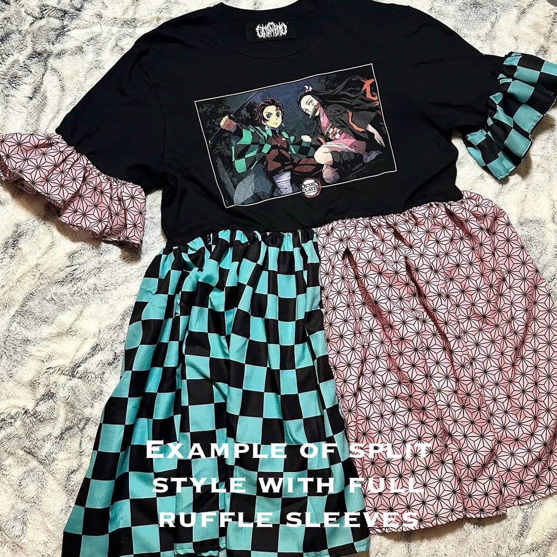 Custom t-shirt dress