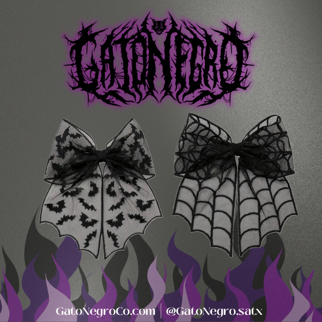Mesh hair bow
