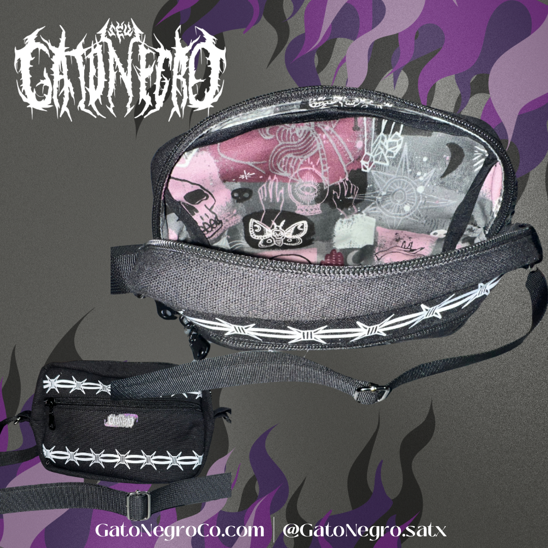 Barbed wire crossbody
