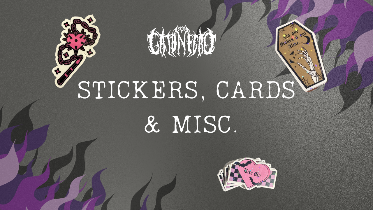 Stickers, cards & Misc.