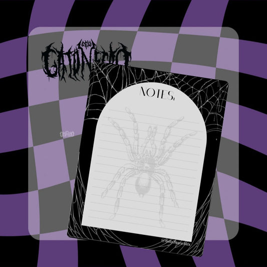 Tarantula memo pads