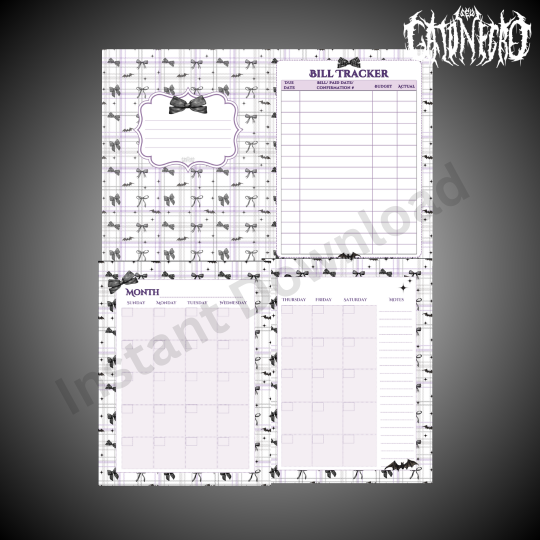 Bats&Bows Planner (digital)