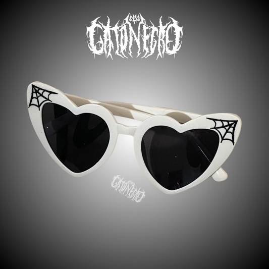 White heart shape sunnies