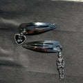 Skull and cherry clips