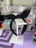 Black eyelets headband