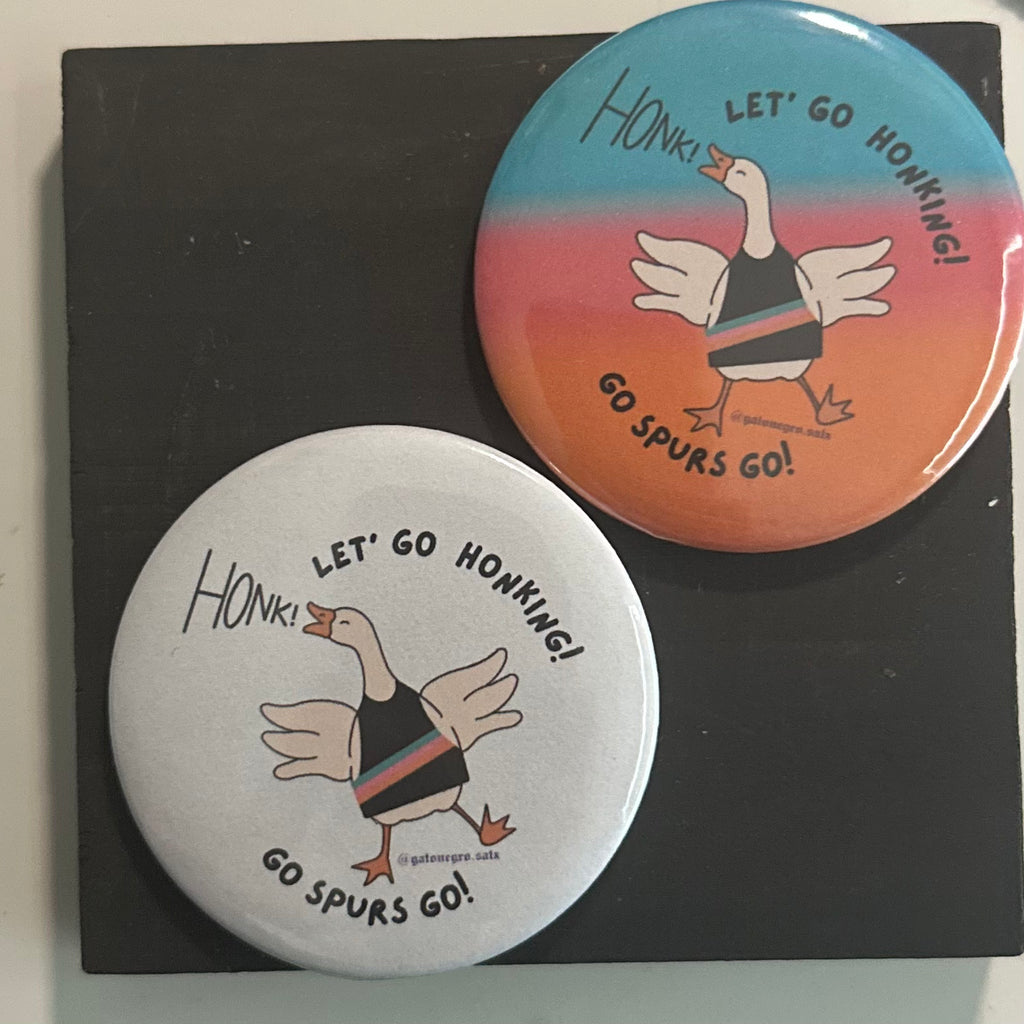 Goose Honkin’ Spurs pin