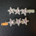 Glitzy star clips