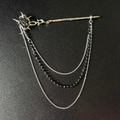 Gothic rose hair pin