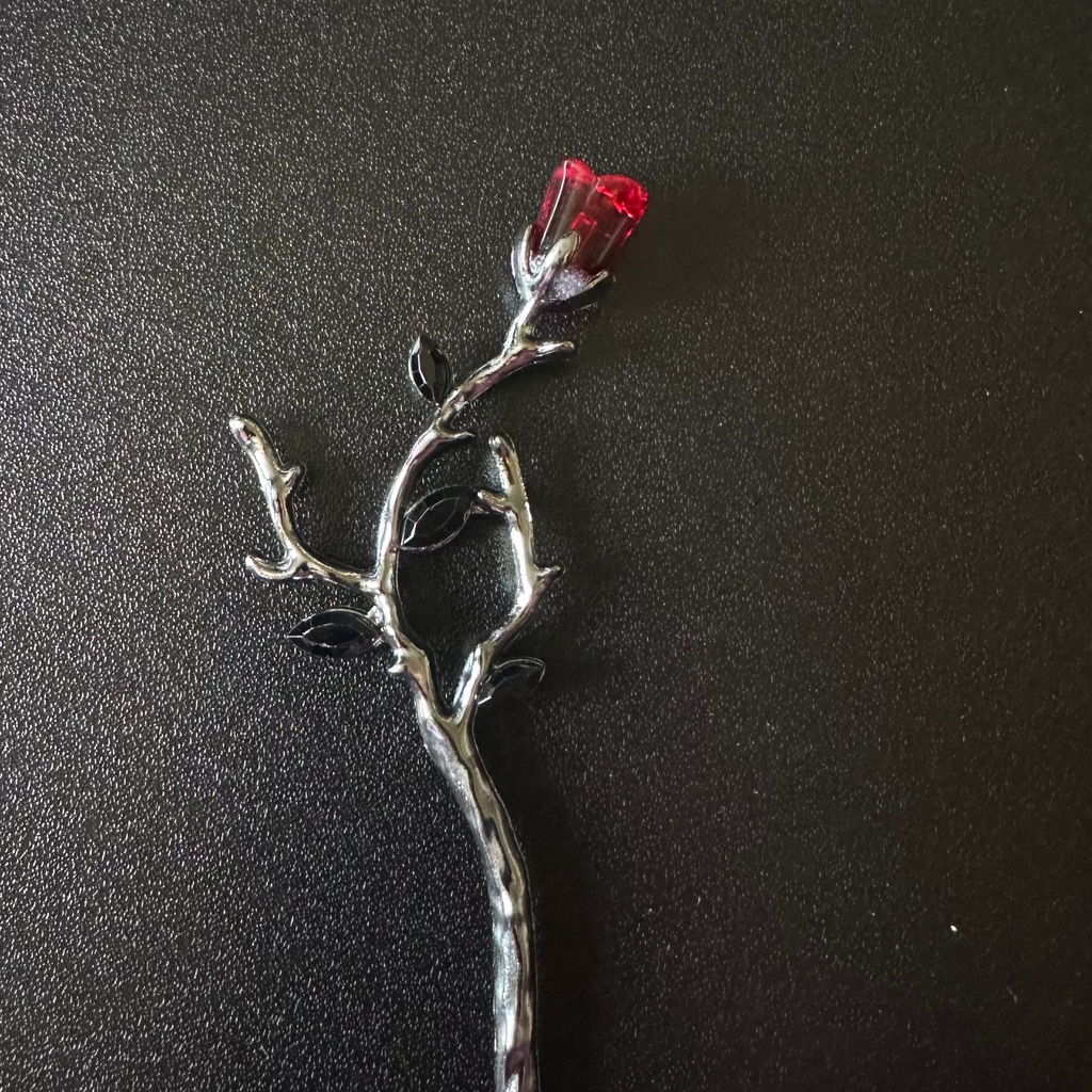 Rose Gem hair pin
