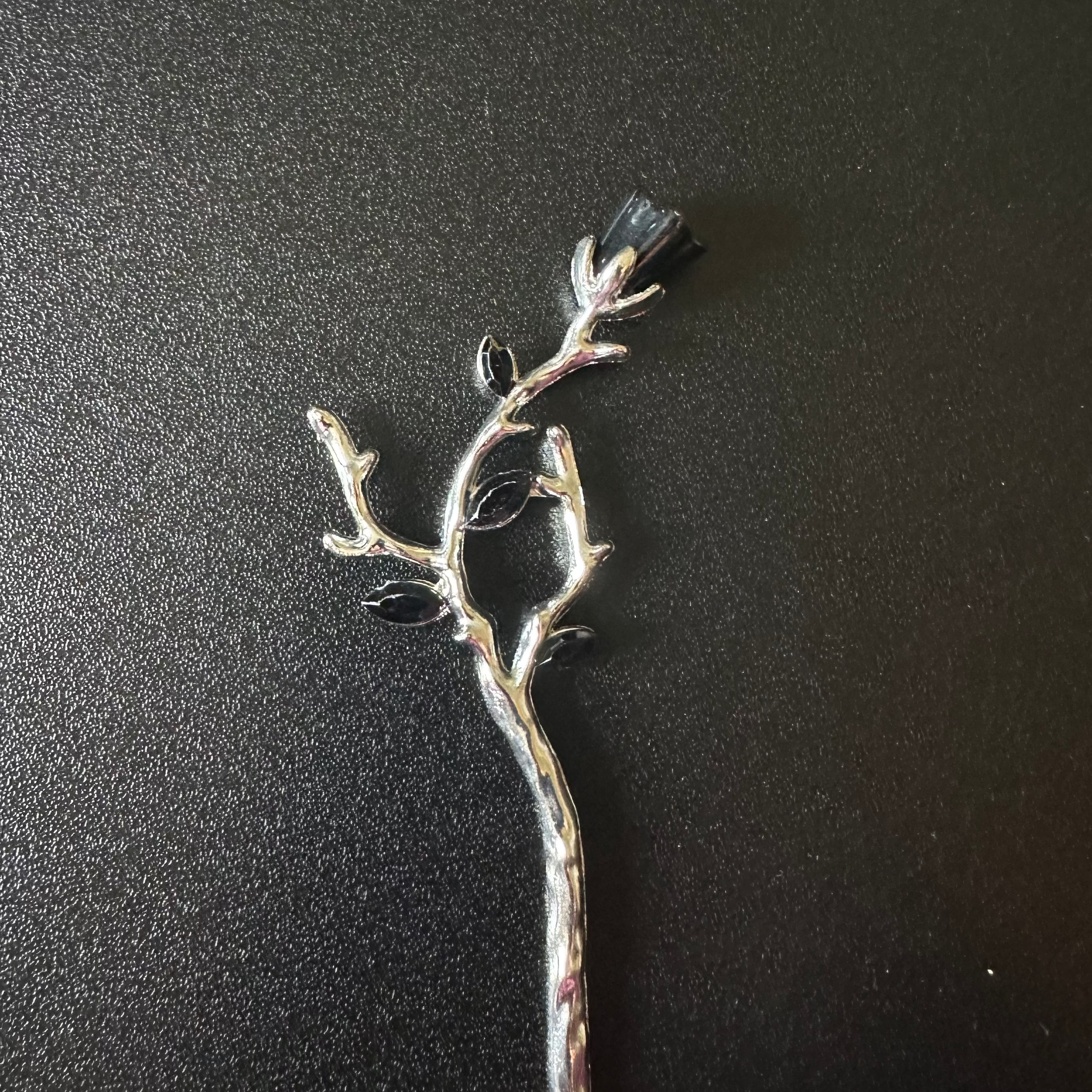 Rose Gem hair pin