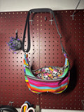 Sarape crescent bag
