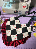 Cherry checkered heart tote