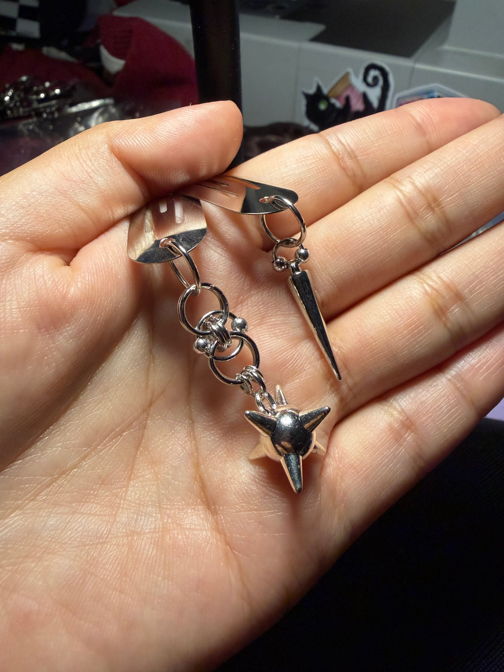 Chainmail flail clips