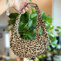 Crescent Moon Bag Leopard