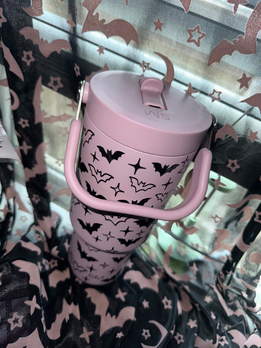 Lavander bats 30oz tumbler