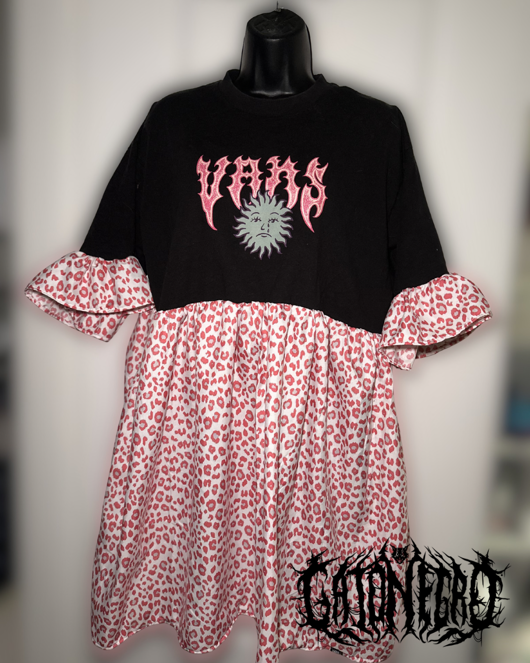 Pink ‘Vans’ T-shirt Dress