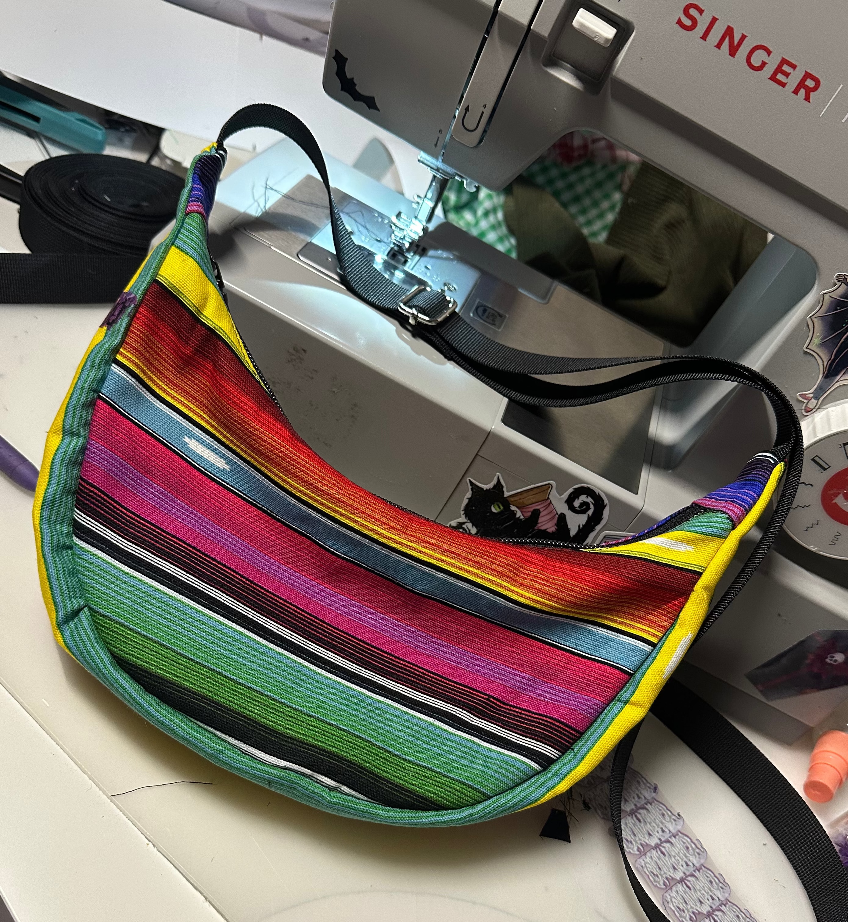 Fiesta mini moon bag.