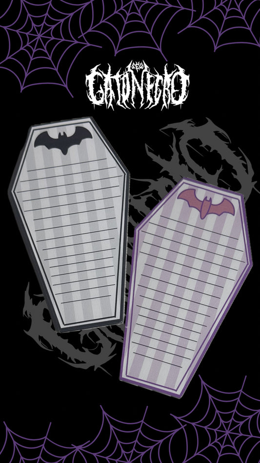 Coffin Memo Pads